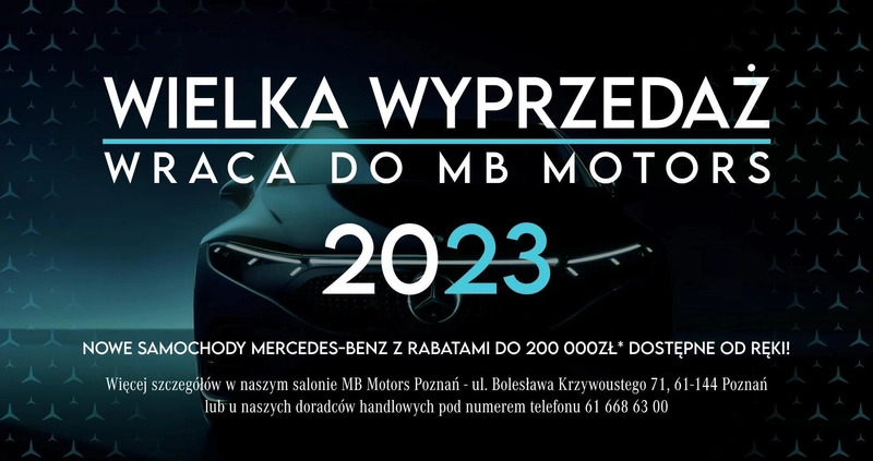 Mercedes-Benz EQA cena 212900 przebieg: 5, rok produkcji 2023 z Węgrów małe 172